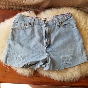 Levis denim shorts